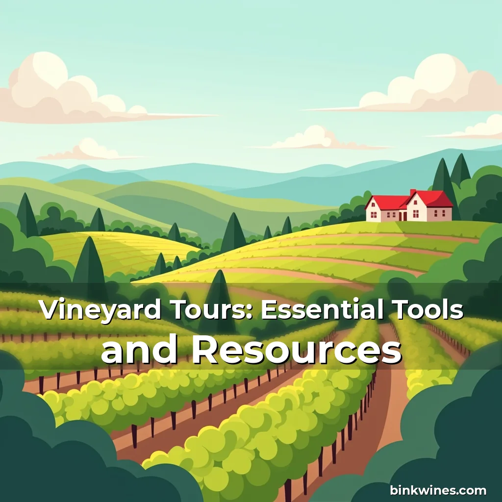 Artistic representation for Vineyard Tours: Essential Tools and Resources