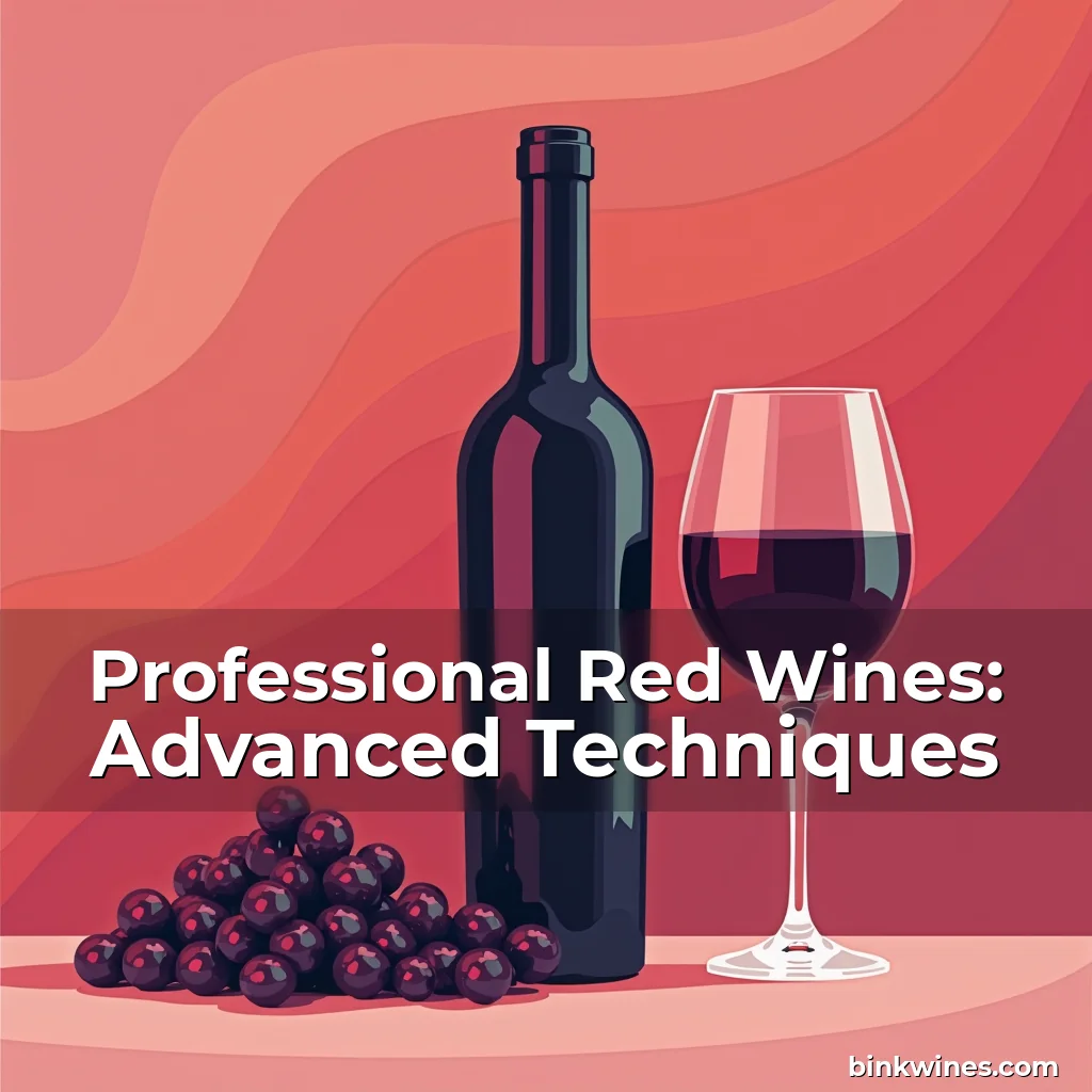 Artistic representation for Professional Red Wines: Advanced Techniques