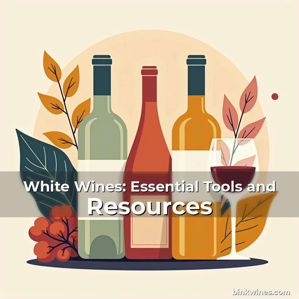 Artistic representation for White Wines: Essential Tools and Resources