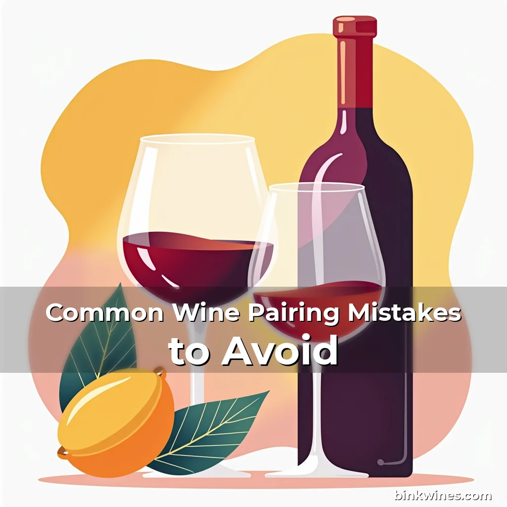 Read more about the article Common Wine Pairing Mistakes to Avoid