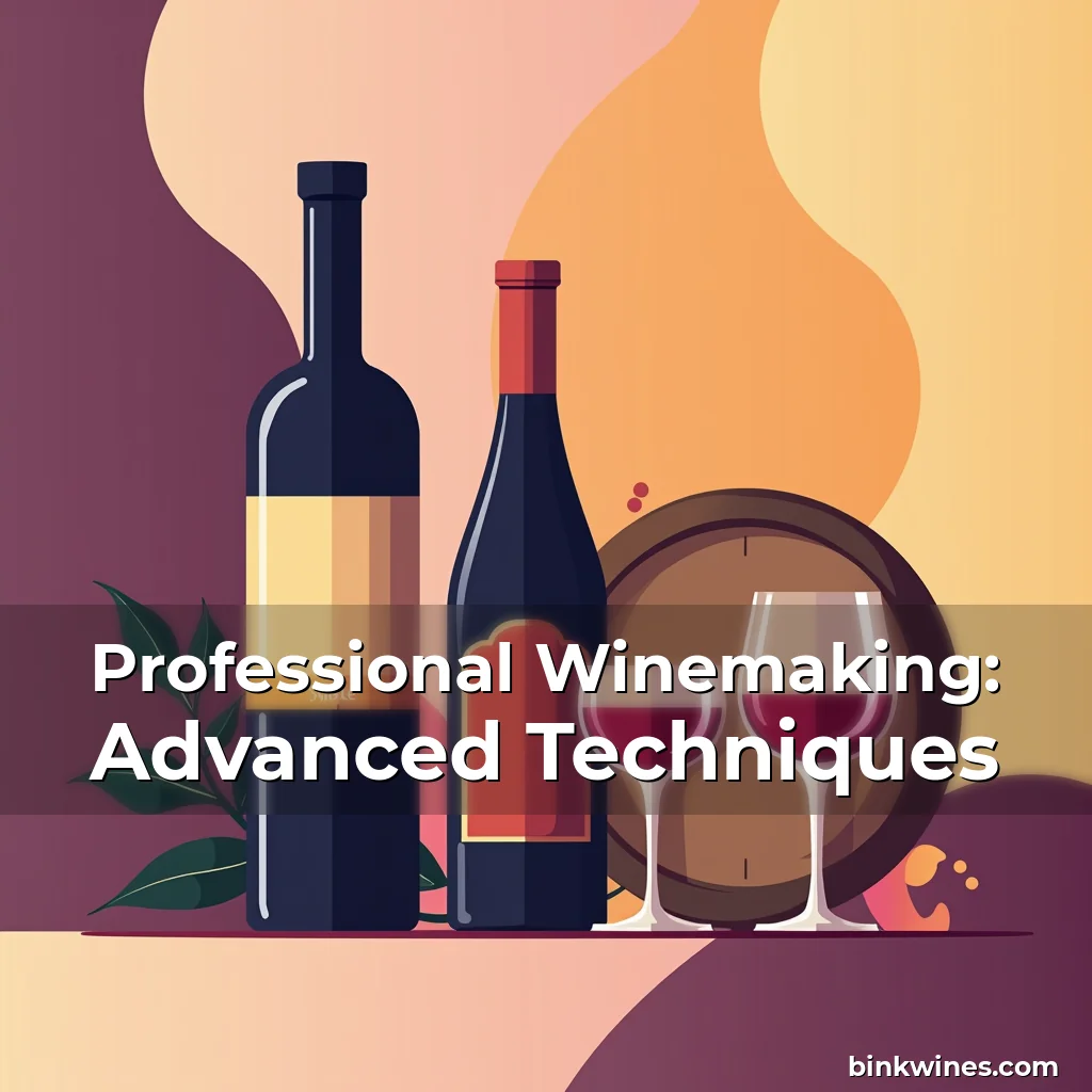 Read more about the article Professional Winemaking: Advanced Techniques