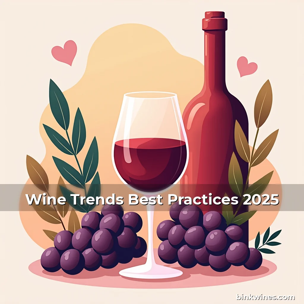 Artistic representation for Wine Trends Best Practices 2025