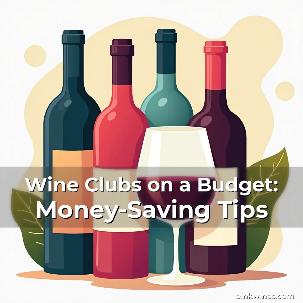 Artistic representation for Wine Clubs on a Budget: Money-Saving Tips
