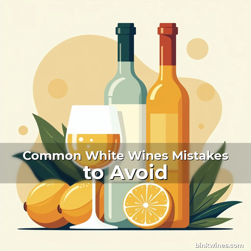 Artistic representation for Common White Wines Mistakes to Avoid
