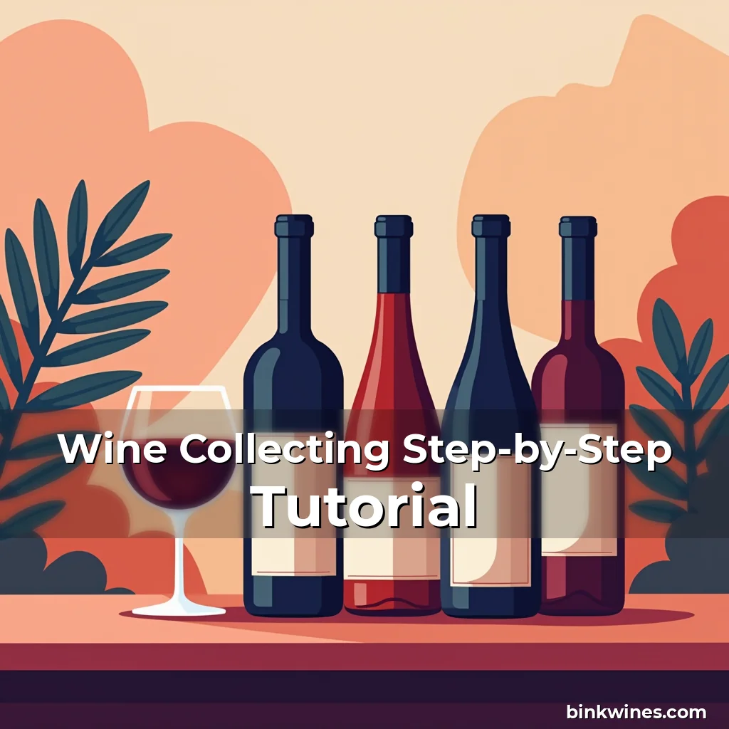Artistic representation for Wine Collecting Step-by-Step Tutorial
