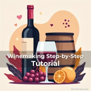 Artistic representation for Winemaking Step-by-Step Tutorial