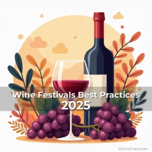 Artistic representation for Wine Festivals Best Practices 2025