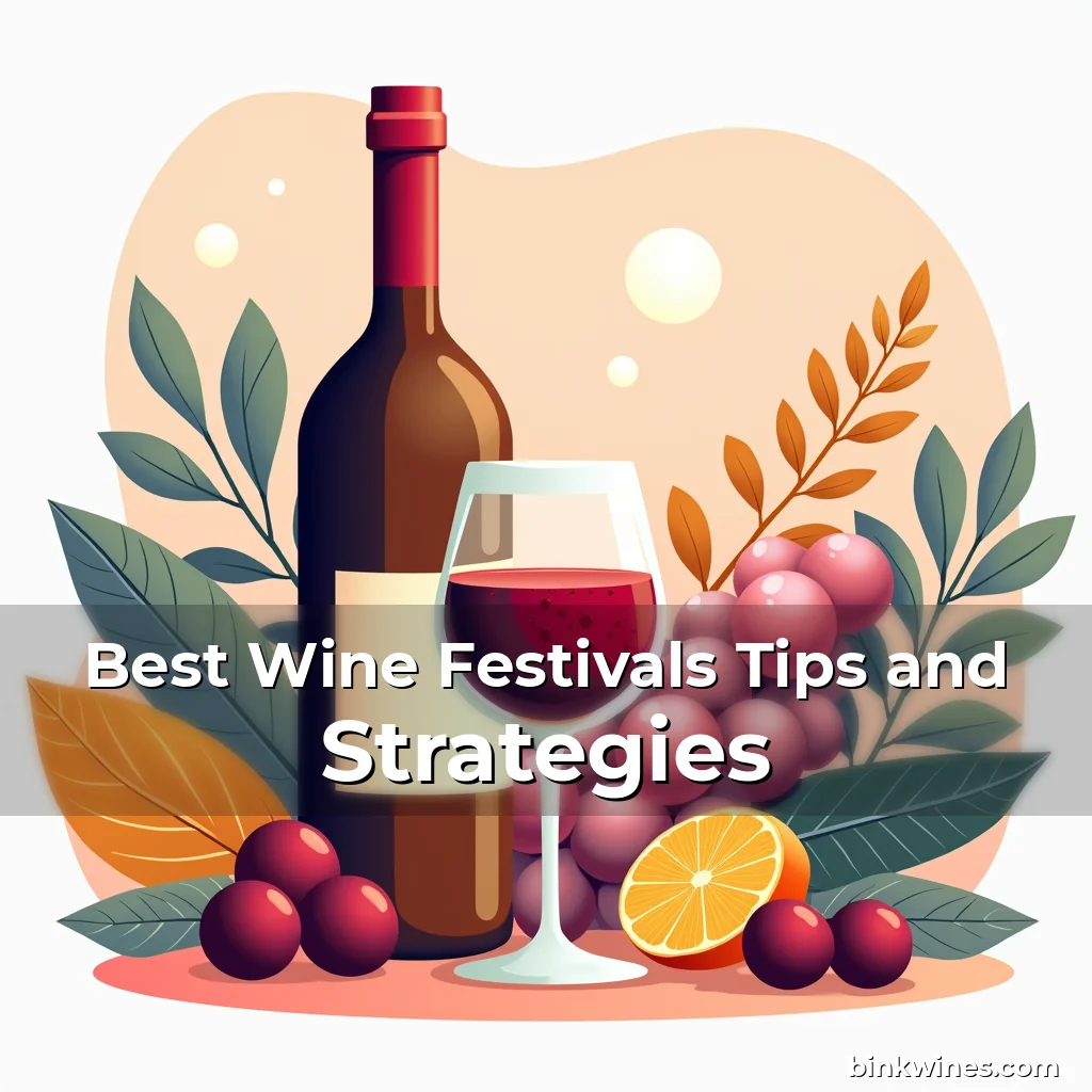 Artistic representation for Best Wine Festivals Tips and Strategies