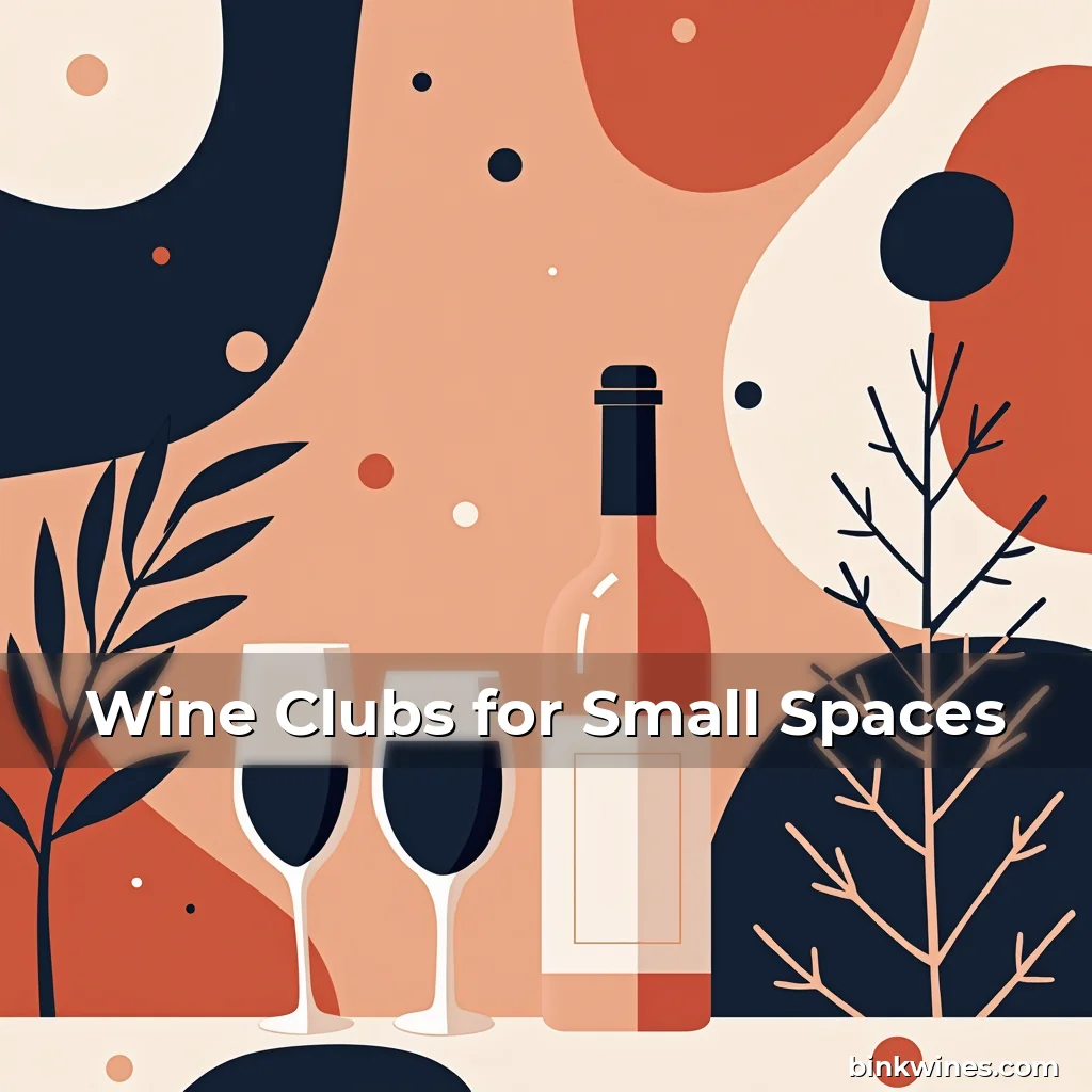 Artistic representation for Wine Clubs for Small Spaces