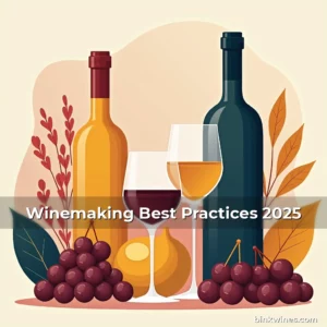 Artistic representation for Winemaking Best Practices 2025