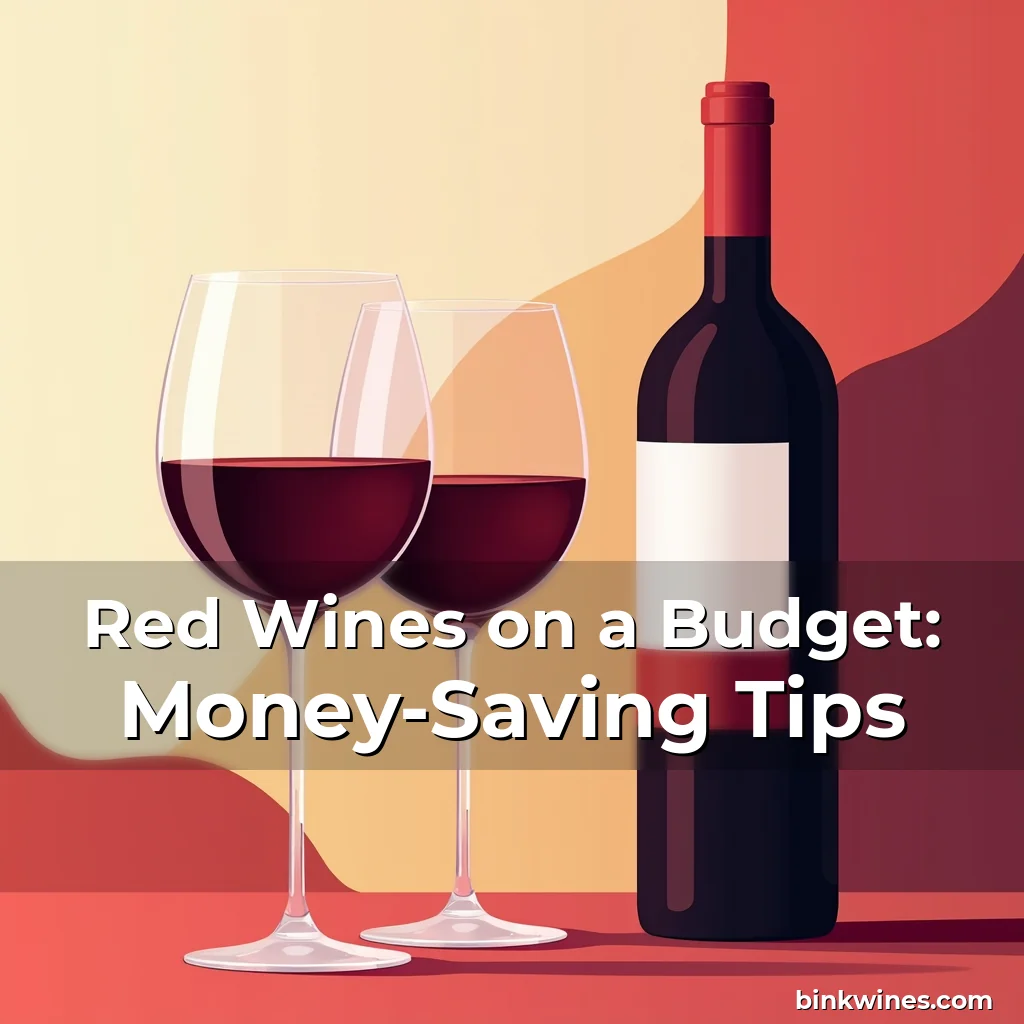 Artistic representation for Red Wines on a Budget: Money-Saving Tips