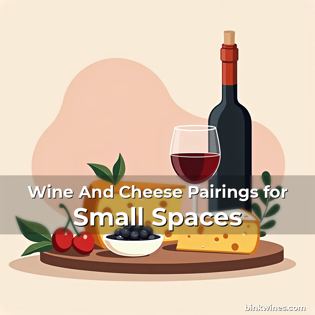 Artistic representation for Wine And Cheese Pairings for Small Spaces