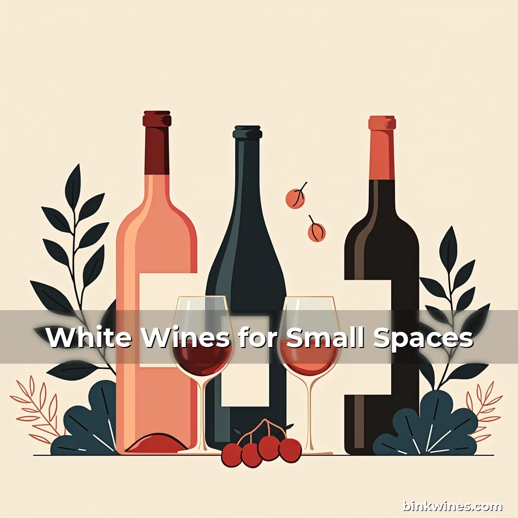 Artistic representation for White Wines for Small Spaces