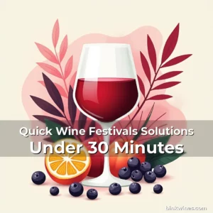 Artistic representation for Quick Wine Festivals Solutions Under 30 Minutes