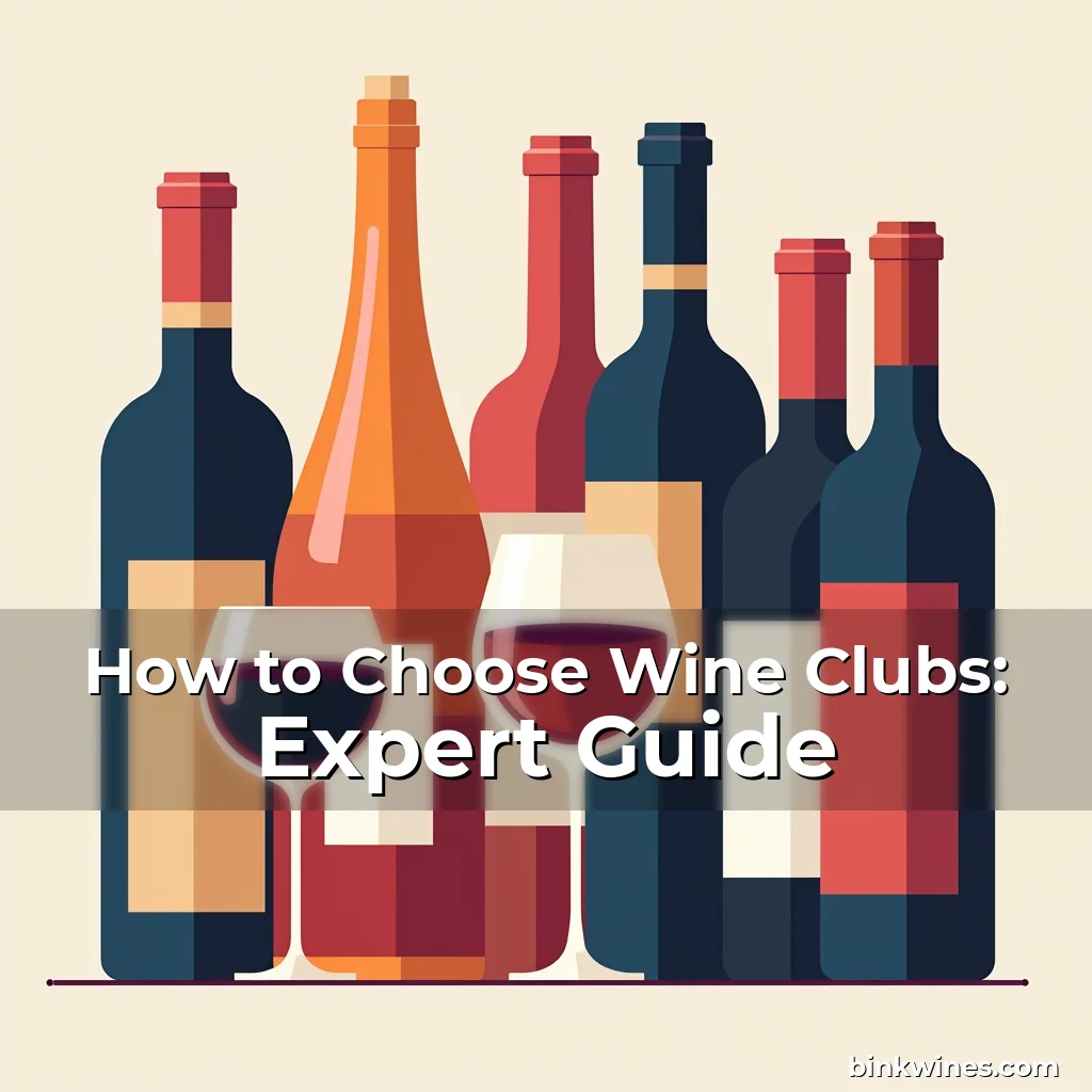 Artistic representation for How to Choose Wine Clubs: Expert Guide