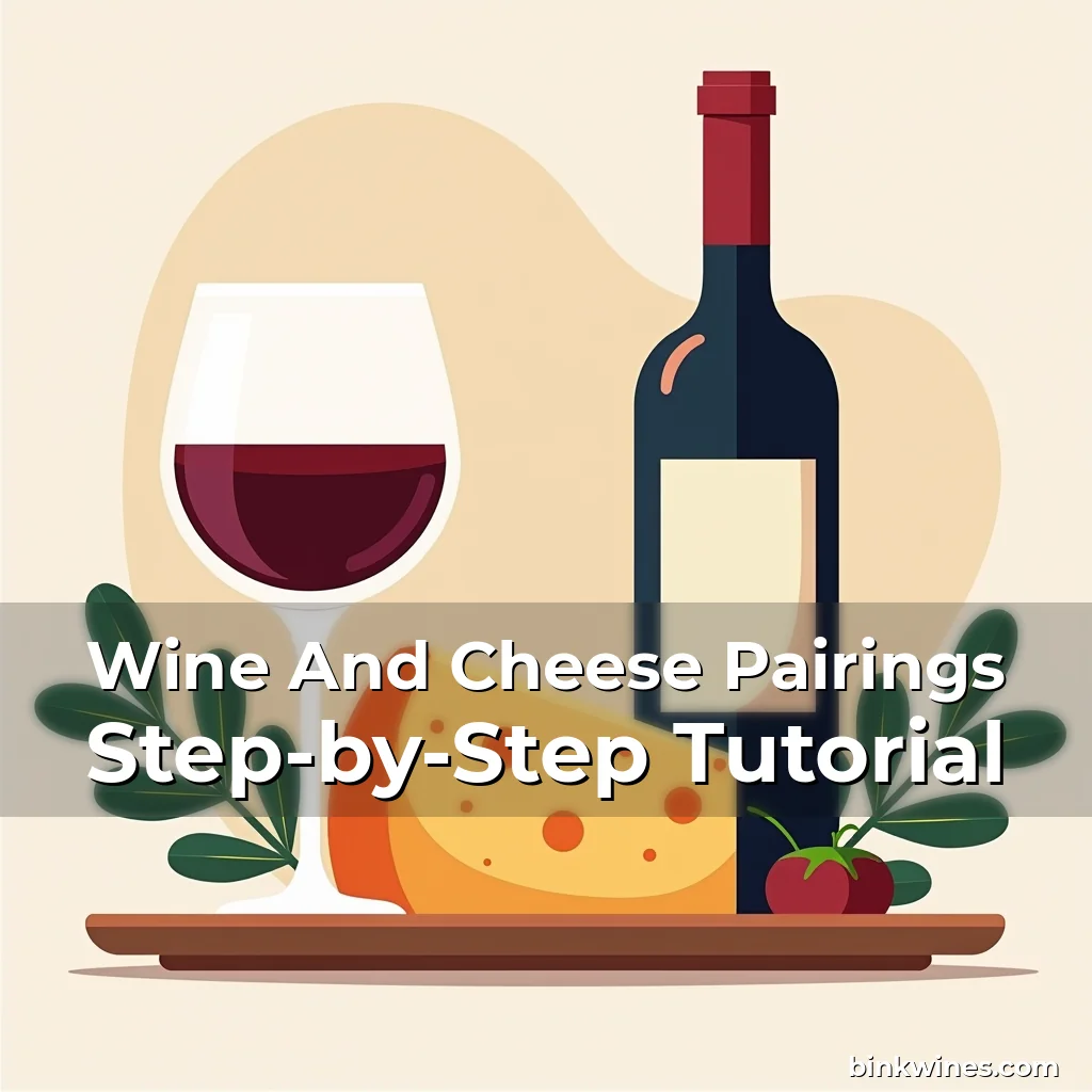 Artistic representation for Wine And Cheese Pairings Step-by-Step Tutorial