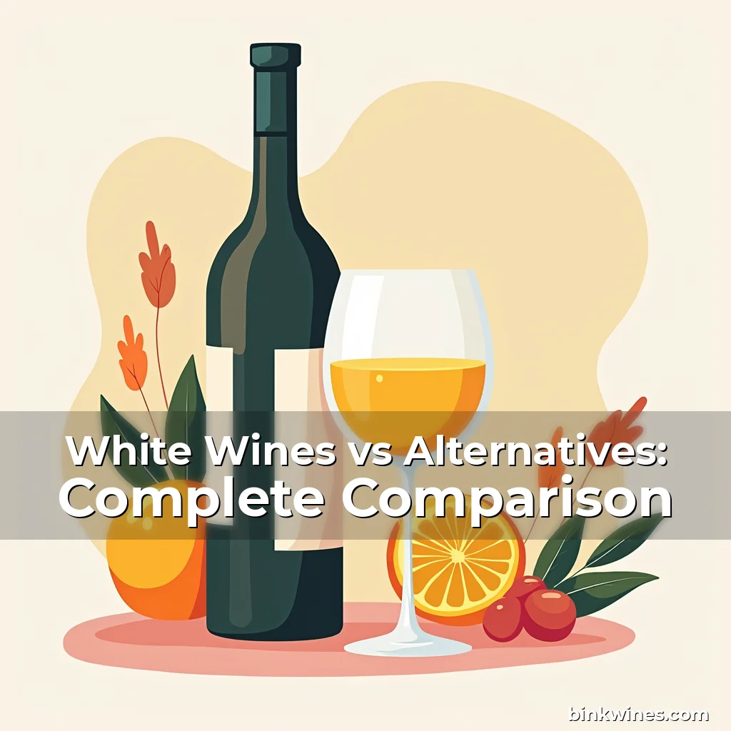 Artistic representation for White Wines vs Alternatives: Complete Comparison