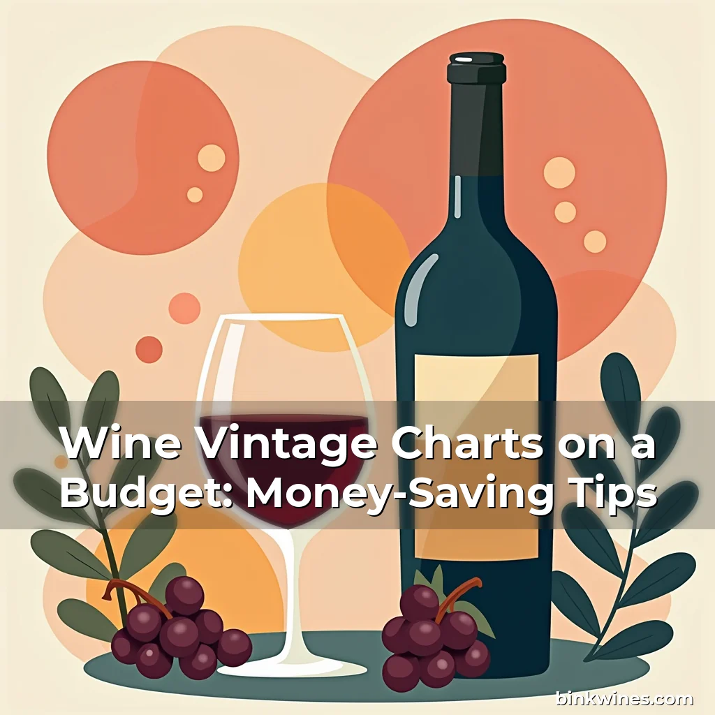 Artistic representation for Wine Vintage Charts on a Budget: Money-Saving Tips