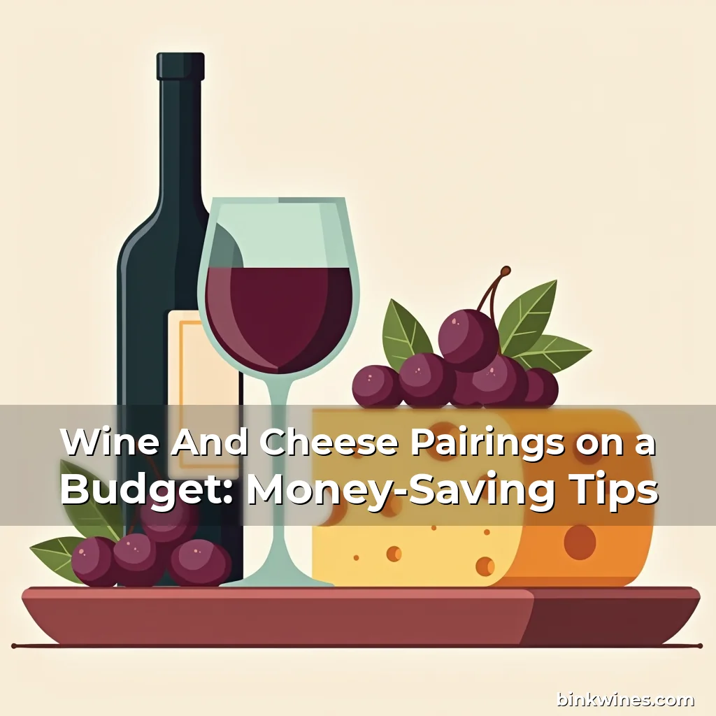 Artistic representation for Wine And Cheese Pairings on a Budget: Money-Saving Tips