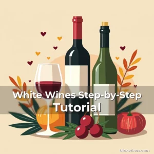 Artistic representation for White Wines Step-by-Step Tutorial
