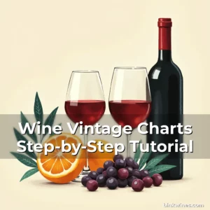 Artistic representation for Wine Vintage Charts Step-by-Step Tutorial