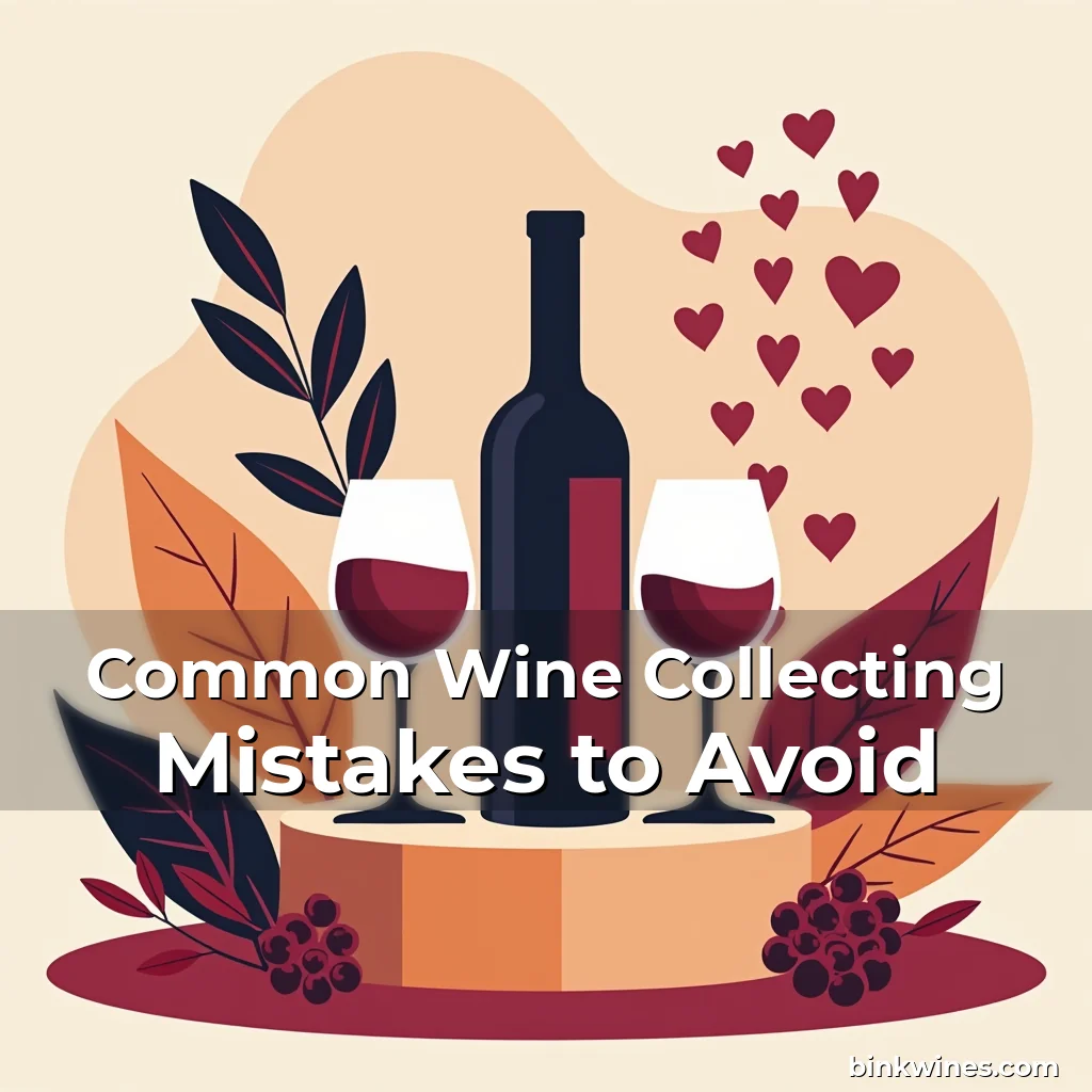 Artistic representation for Common Wine Collecting Mistakes to Avoid