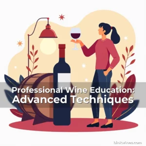 Artistic representation for Professional Wine Education: Advanced Techniques