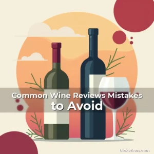 Artistic representation for Common Wine Reviews Mistakes to Avoid