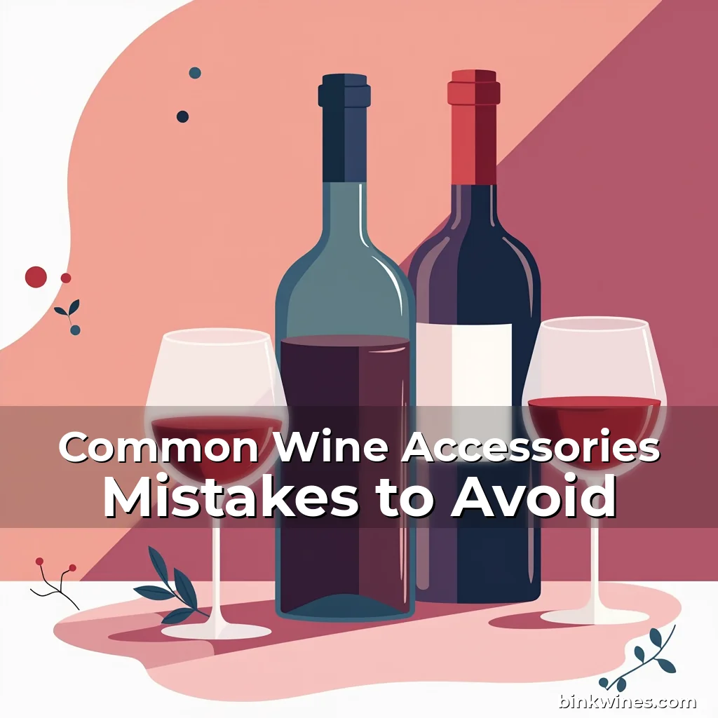 Artistic representation for Common Wine Accessories Mistakes to Avoid