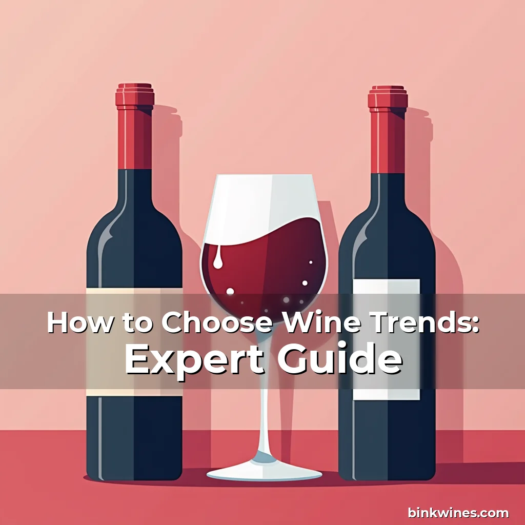 Artistic representation for How to Choose Wine Trends: Expert Guide