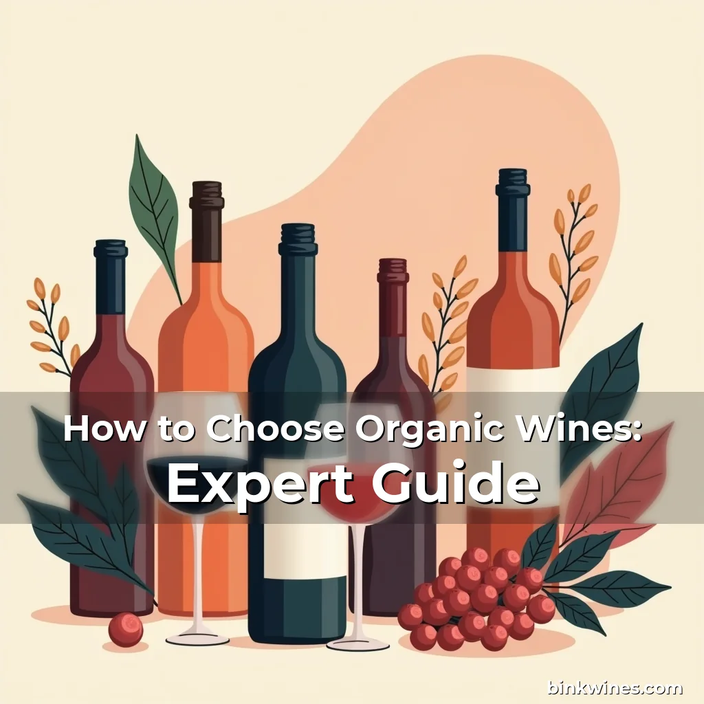 Artistic representation for How to Choose Organic Wines: Expert Guide